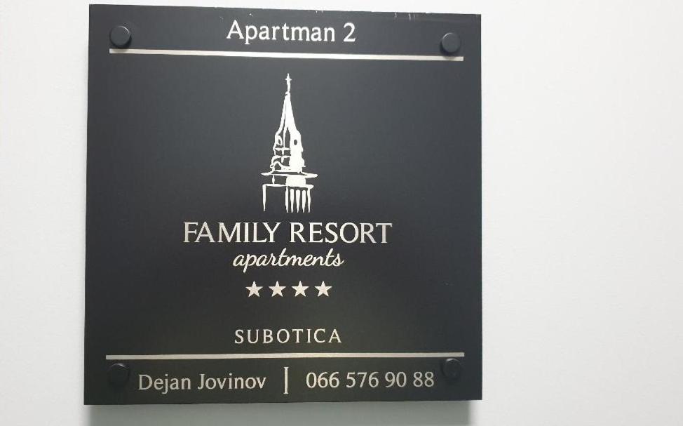 Family Resort Subotica Apartments Eksteriør bilde